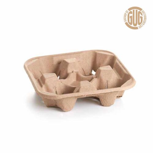 Chinet Becherhalter für 4 - Cup Carrier 21,0x21,0x4,0cm